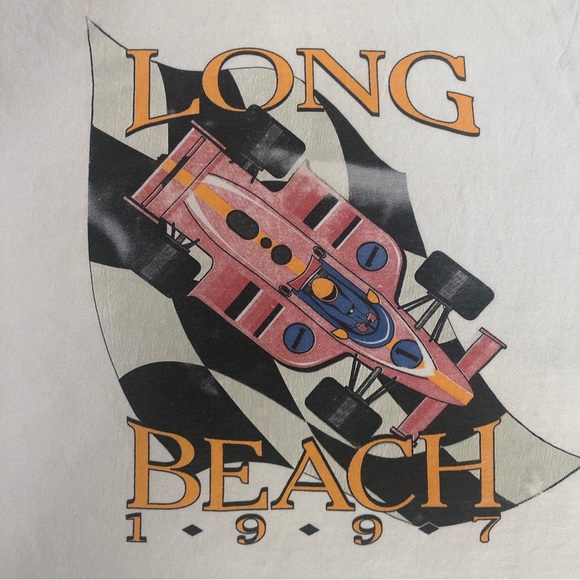 Vintage 1997 Long Beach Gran Prix T Shirt Mens XL - Picture 2 of 5